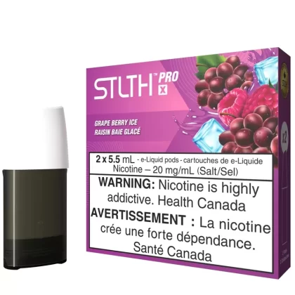 STLTH PRO X Pod Pack – Grape Berry Ice