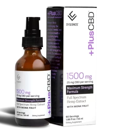 PlusCBD CBD OIL 1500MG 1.86OZ UNFLAVORED