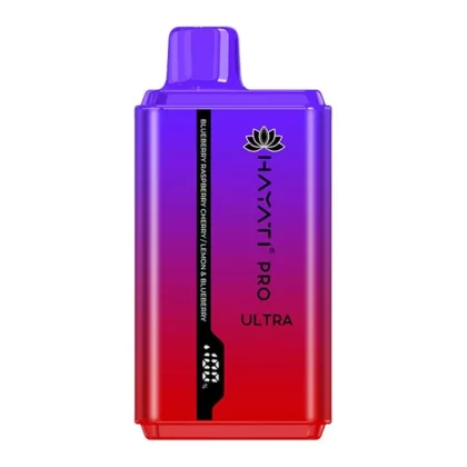 Hayati Pro Ultra 15000 Puffs Blueberry Raspberry Cherry Lemon and Blueberry
