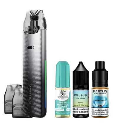 Voopoo VMATE i2 Menthol Bundle - Colour#Dawn Blue>Ruby Red>Forest Green>Neon>Matte Black>Rosy (2FD970)