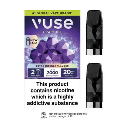 Grape Ice Vuse Pro Pods - Ecigwizard
