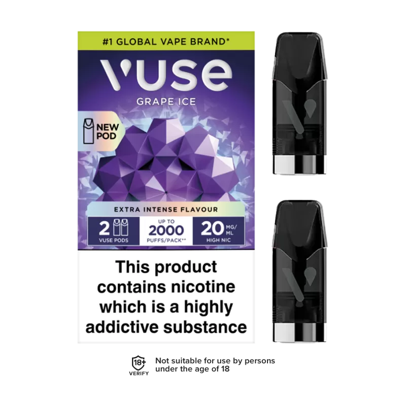 Grape Ice Vuse Pro Pods - Ecigwizard
