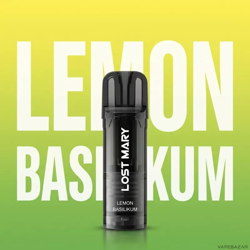 Elfbar Lost Mary WAVI – Prefilled Pod – Lemon Basilikum - Image 2