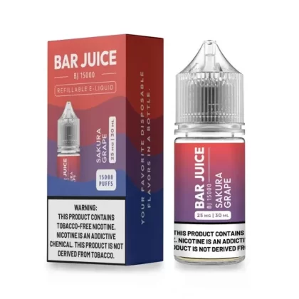 Sakura Grape by Bar Juice BJ15000 Salts 30mL - Vape Product, Vape Product