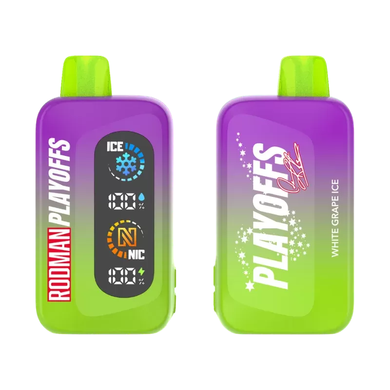 White Grape Ice RODMAN Playoffs 50K Puffs Disposable Vape