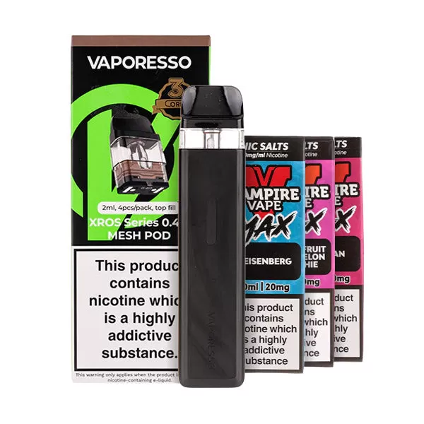 Vaporesso XROS 6 Mini Pod Kit Bundle - Plume Pink / 0.4ohm
