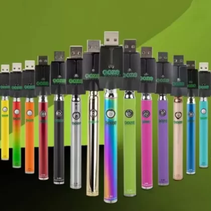 OOZE Slim Pen Twist Battery With USB Smart Charger - Ice Pink