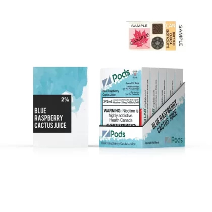 ZPODS – BLUEBERRY RASPBERRY CACTUS JUICE