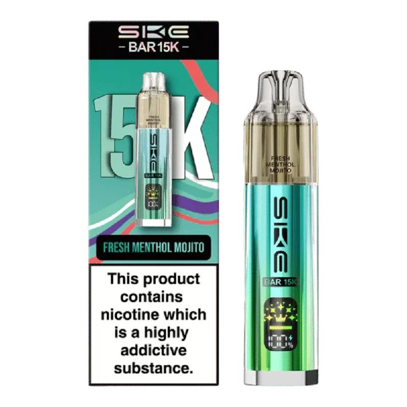 SKE Bar 15K Prefilled Pod Kit Fresh Menthol Mojito - Nicotine Strength#20mg (AC325F)