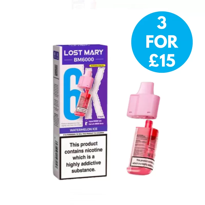 Lost Mary (2%) BM6000 Refill Replacement Pods - Vape Co