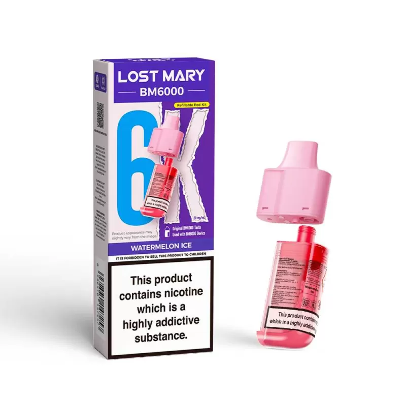 Lost Mary (2%) BM6000 Refill Replacement Pods - Vape Co - Image 2