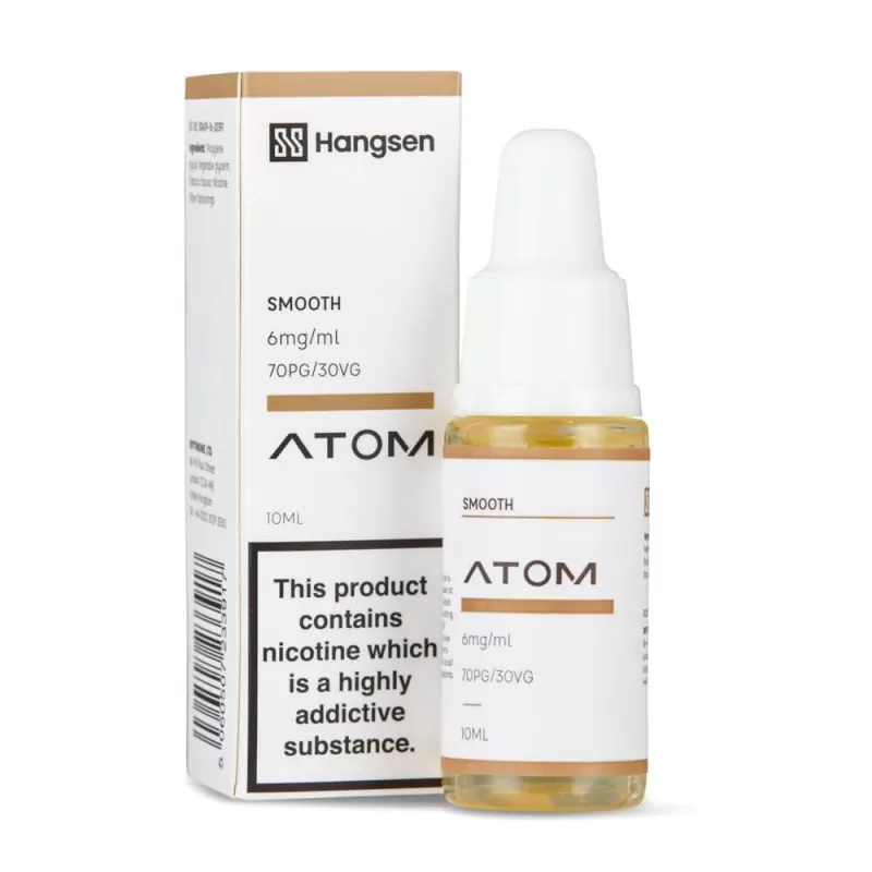 Smooth Tobacco E-Liquid Atom Series by Hangsen (10ml) - 12mg