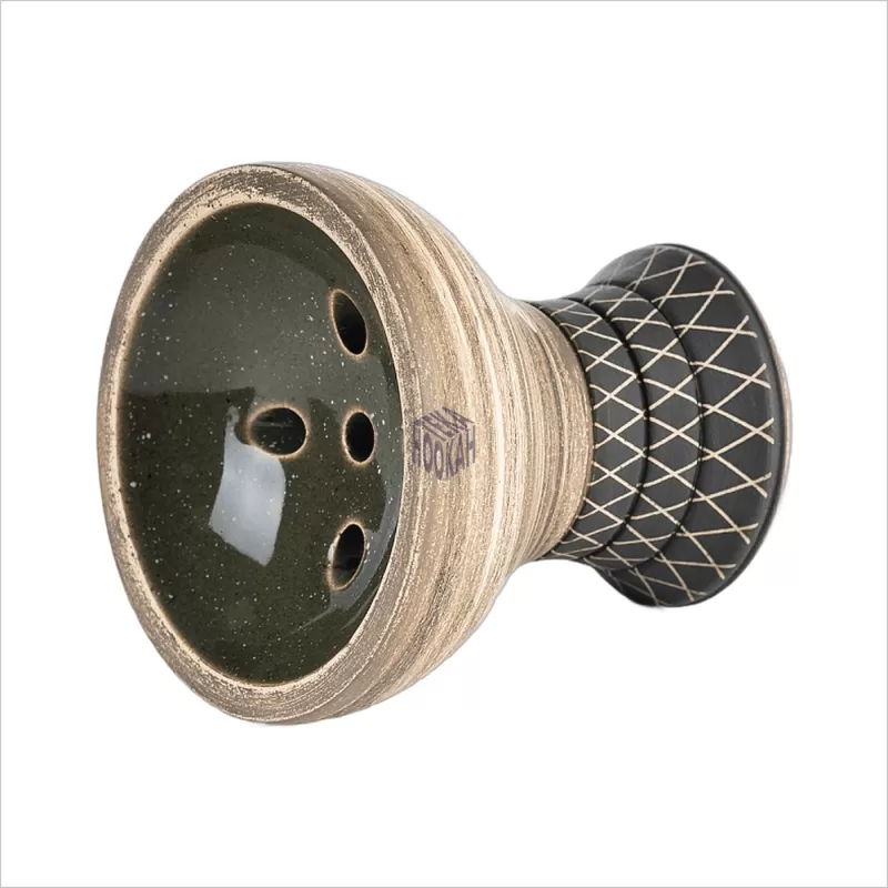 Cybuch Alpha Bowl Turk Design Green Sand - Alpha Hookah / Klasyczne (turkisze) / Khaki