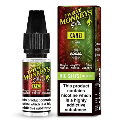 Twelve Monkeys Kanzi Nic Salt E-Liquid - 10mg