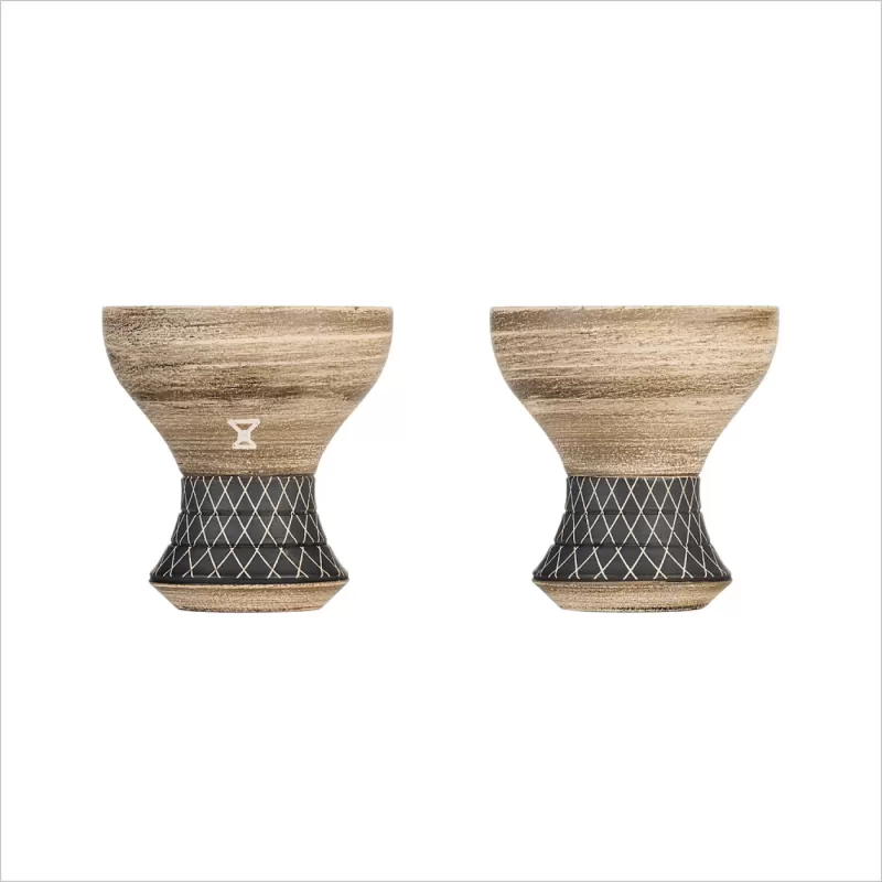 Cybuch Alpha Bowl Turk Design Green Sand - Alpha Hookah / Klasyczne (turkisze) / Khaki - Image 2
