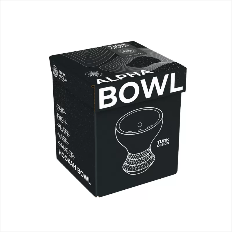 Cybuch Alpha Bowl Turk Design Green Sand - Alpha Hookah / Klasyczne (turkisze) / Khaki - Image 3