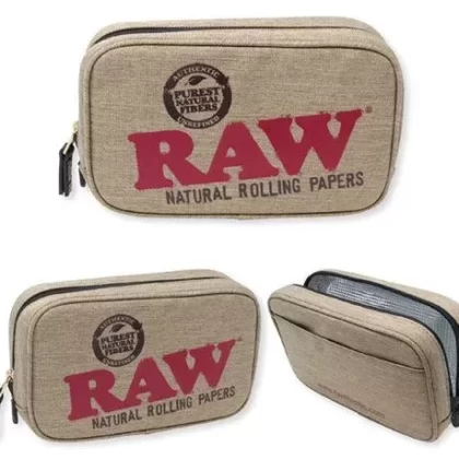 Raw Smokers Pouch Smell Proof Bag - size#Medium>Large (2AD39B)