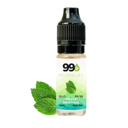 Triple Menthol E Liquid 50/50 – 10ml