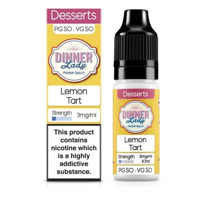 Dinner Lady Lemon Tart E-Liquid 10ml - Ecigpremium