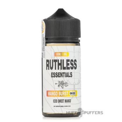 Ruthless Essentials – Mango Burst on Ice 100mL - Nicotine Strength#3mg>6mg