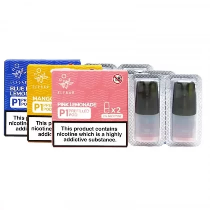 Elf Bar Mate 500 Pre-Filled E-Liquid Pods P1 (2 Pack) - Vapestorm Co