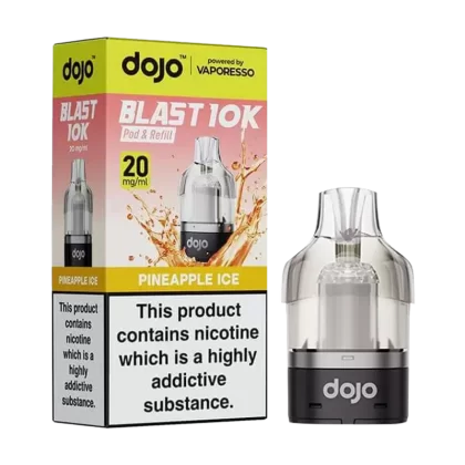 Pineapple Ice Dojo Blast 10K Refill Pack - 20mg - Vape Product (B32451)