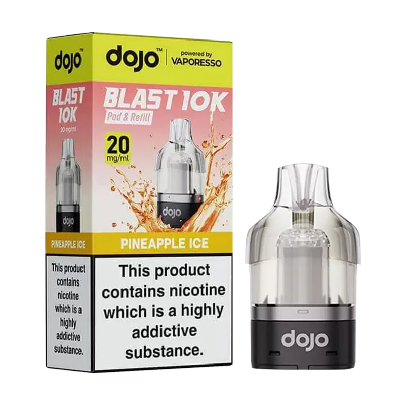 Pineapple Ice Dojo Blast 10K Refill Pack - 20mg - Vape Product (B32451)