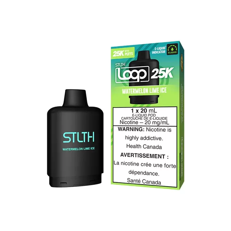 STLTH LOOP 25K POD PACK – WATERMELON LIME ICE