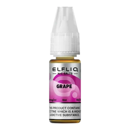 ElfLiq Grape Nic Salt Vape Juice 10ml