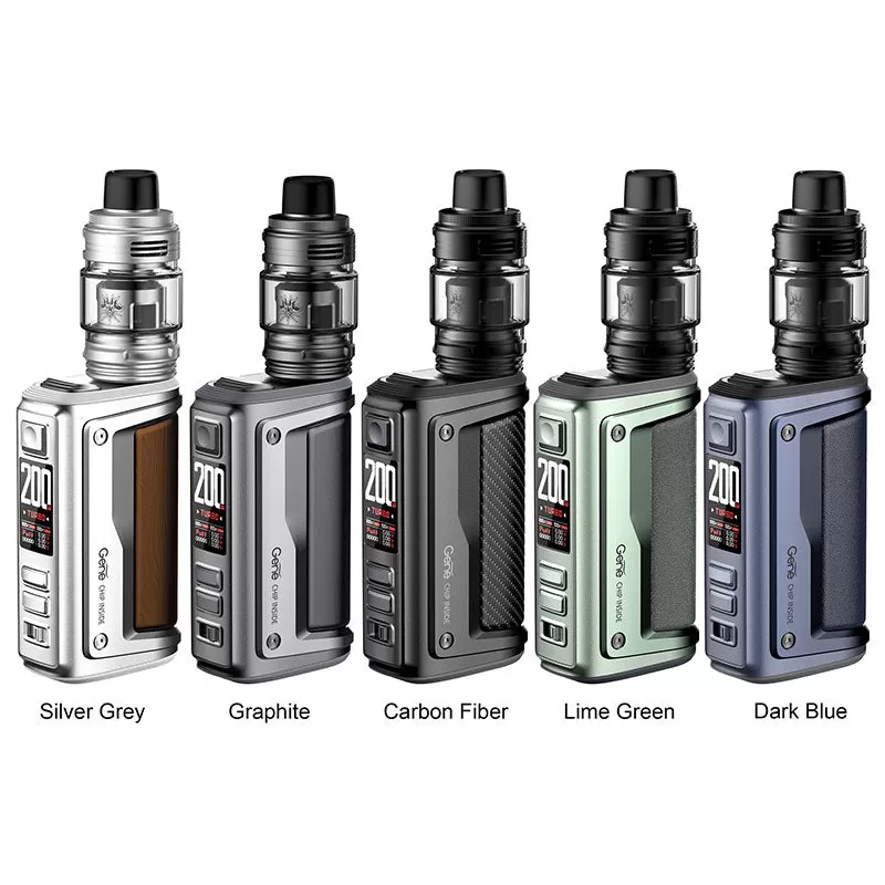 VOOPOO Argus GT 2 Uforce-L 220W Kit - Carbon Fiber, Dark Blue - Image 2