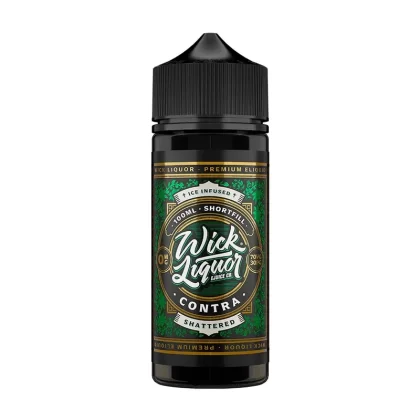 Contra Shattered 100ml Shortfill E-Liquid by Wick Liquor - Ecigpremium