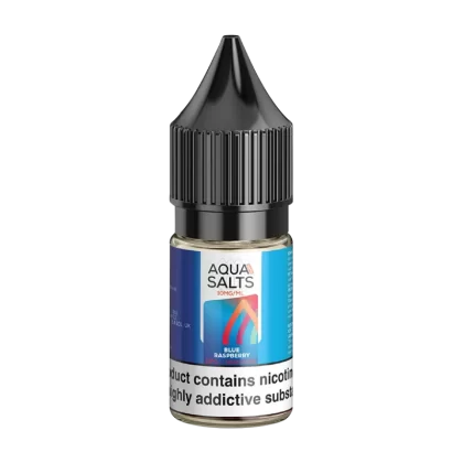 Blue Raspberry Nic Salt by Aqua Salts 10ml - Vape Product, 10mg (Discontinued)