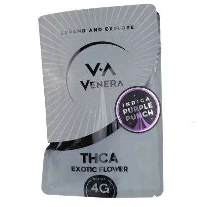 Venera THC-A Purple Punch Flower – 4g