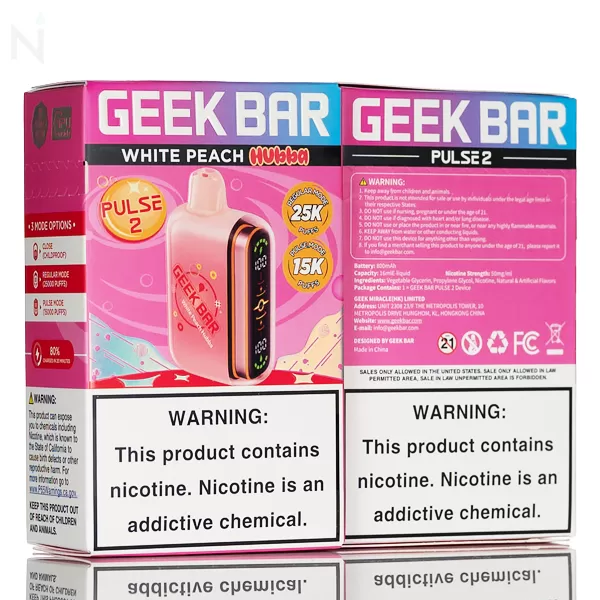 Geek Bar Pulse 2 25K 25,000 Puffs Disposable Vape - 18mL - Blue Razz Ice - Image 3