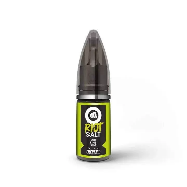 Sub Lime Hybrid Nic Salt By Riot Squad - 10mg