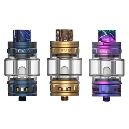 SMOK TFV18 Mini Tank - Colour#Blue>Black>Gold>Red>Stainless Steel>7 Colour