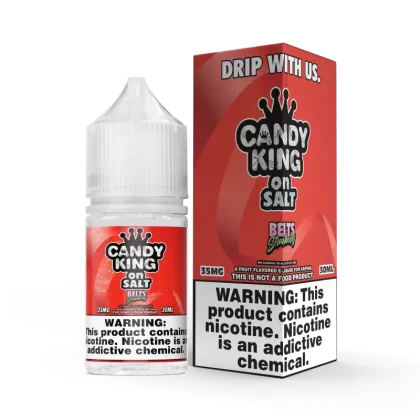 CANDY KING on SALT - Belts Strawberry - 30ML E-Liquid - 35MG