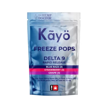 Buy Kayo THC Popsicles | 25mg D9 Freeze Pops | The Hemp Doctor