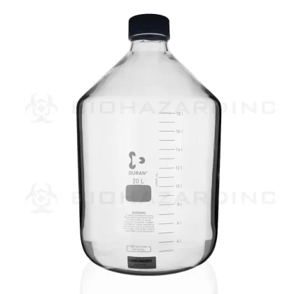 Schott DURAN® | Laboratory Glass Bottle – Wide Mouth – 20000 mL - Vape Store