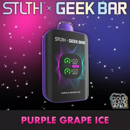 STLTH X GEEK BAR Disposable Vape – Purple Grape Ice