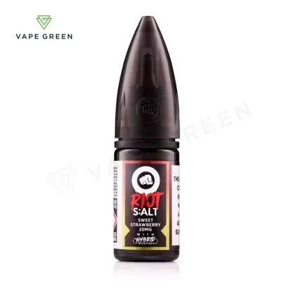 Sweet Strawberry Hybrid Nic Salt E-Liquid by Riot Squad - Eliquidsupply