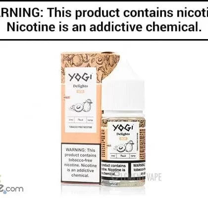 PEACH ICE BY YOGI DELIGHTS SALT 30ML - Vapejuice