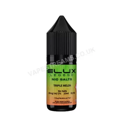 Elux Legend Triple Melon Nic Salt E-Liquid - Vapestreams Co