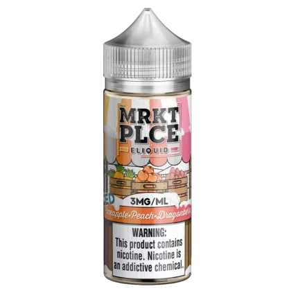 MRKT PLCE Iced Pineapple Peach Dragonberry 100ml Vape Juice - Vape Product, Vape Product