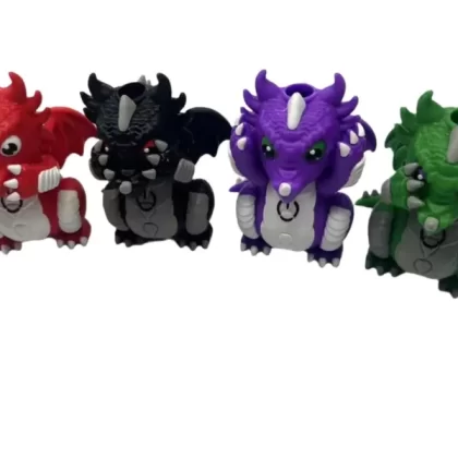 Iconic Battery – Dragon - Color#Red>Purple>Black>Blue (E8706E)