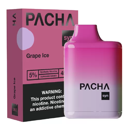Grape Ice Disposable Pod (4500 Puffs) by Pachamama Syn