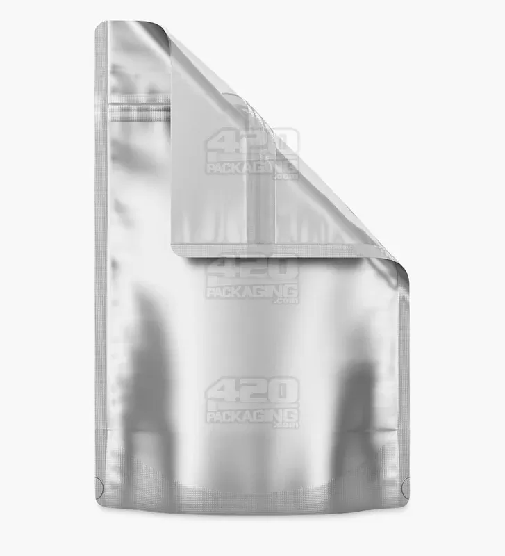 Matte-Silver 6″ x 9.3″ Mylar Vista Tamper Evident Bags (28 grams)