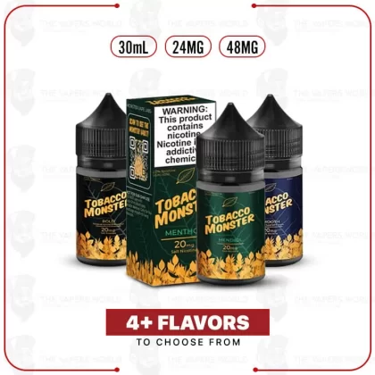 Tobacco Monster Salt 30ml E-Juice - Thevapersworld