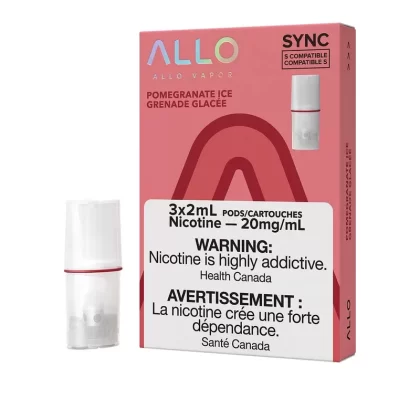 ALLO PODS – POMEGRANATE ICE