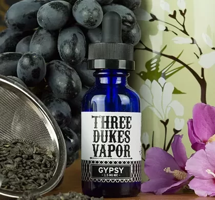 Three Dukes Vapor Gypsy Fruit Peach Tea - Mangovape.Com